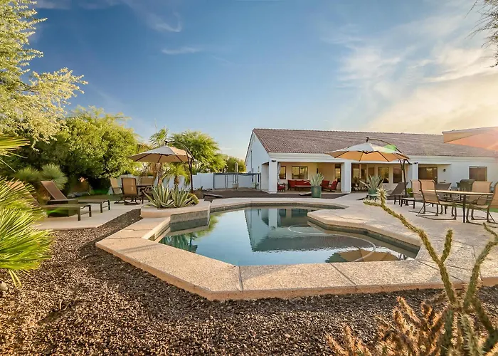 Luxury 6br Estate Heated Pool Games & * Cave Creek